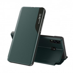 Husa Flip pentru Samsung Galaxy A20e Techsuit eFold Series Verde