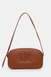 Armani Exchange poșetă culoarea maro, XW001568 AF15634