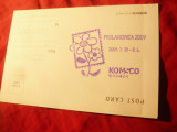 Ilustrata Reclama Expozitia Filatelica Phila Korea 2009 stamp. Expozitiei verso, Necirculata, Printata