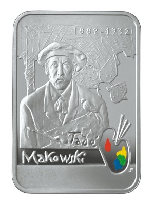 Polonia 20 zloti 2007,Polish Painters of the Turn of 19th and 20th Centuries: Tadeusz Makowski,PROOF, Argint ,925, 28,28g foto