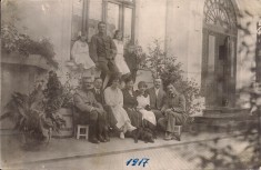 Fotografie tip carte postala necirculata din anul 1917