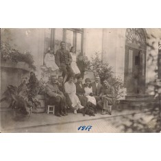 Fotografie tip carte postala necirculata din anul 1917