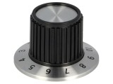 Buton rotativ cu flanșă 6,35mm
