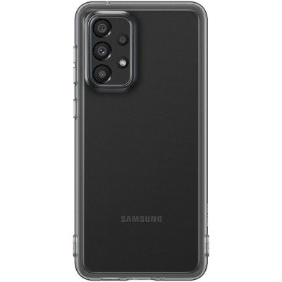 Husa de protectie Samsung Soft Clear Cover pentru Galaxy A33 5G, Black foto