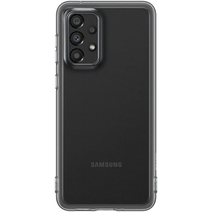 Husa de protectie Samsung Soft Clear Cover pentru Galaxy A33 5G, Black