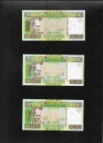 Set Guinea 3 x 500 francs 2006 2015 2017, Africa