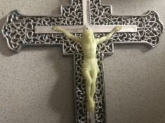 Crucifix,cruce ortodoxa,Isus rastignit,fosforescent foto