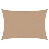 Cumpara ieftin Panza parasolar, gri taupe, 4x6 m, HDPE, 160 g/m&sup2;