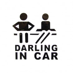 Abtibild DARLING IN CAR DZ-61 negru ManiaCars