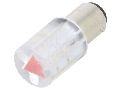 Lampă LED Control Roșie 24V foto