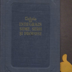 Tabele de integrale, sume, serii si produse I. M. Rijic, I. S. Gradistein