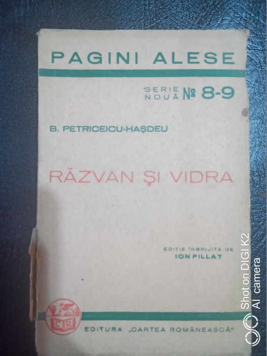 Razvan si Vidra-B.Petriceicu Hasdeu