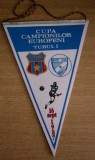 D9 - Fanion - fotbal - Steaua Bucuresti - MTK Budapesta - CCE - 16 sept 1987