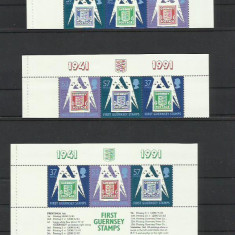 Guernsey MNH 1991 - HB 34/36 timbru in timbru