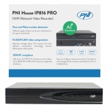 Resigilat : NVR PNI House IP816 PRO cu 16 canale IP 8MP 4K