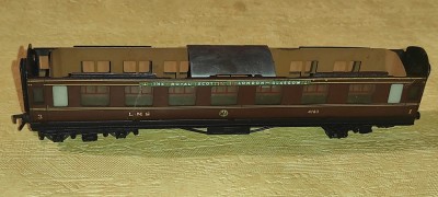 vagon scara ho &amp;ndash; 16.5 mm din tabla HORNBY &amp;ndash; MECCANO LIVERPOOL ( perioada anilor 1960 ) vagon LMS foto