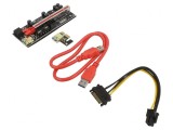 Riser USB 3.0 pentru Minerit Criptomonede 500mm Roșu