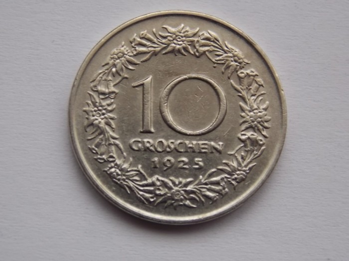 10 GROSCHEN 1925 AUSTRIA