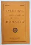 BULETINUL SOCIETATII ACADEMICE DE TURISM ROMANIA, ANUL III, No. 3, 1929