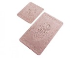 Cumpara ieftin Set 2 Covorase de Baie Elite Pudra (Bumbac 100%), Chilai Home