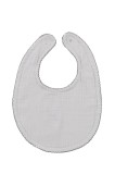 Baveta BabyJem 23x32 cm, din 100% Bumbac Muselina, Gri, pentru Nou-nascuti 0 luni+