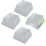 Kit Butoane tastatura Gaming Razer Phantom Keycap, Material ABS, Alb