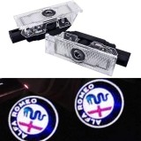 Set de 2 lampi led Logo Alfa Romeo portiera / usa auto Xentech Light