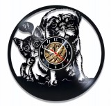 CAINE SI PISICA-ceas de perete