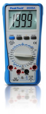 multimetru digital, PEAKTECH, PKT-P2005A, 200mV-1kV, 2mA-10A foto