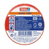 Banda de izolatie electrica tesaflex, rosu, 20m x 19mm - Tesa 53988