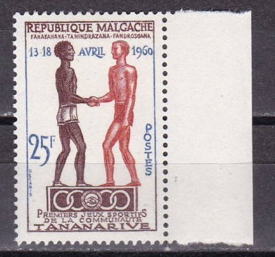 Madagascar 1960 sport MI 463 MNH w61 foto