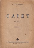 Al. O. Teodoreanu - Caiet (1943)