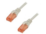 Patch cord U/UTP Cat6 15m gri LSZH, Digitus