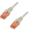 Patch cord U/UTP Cat6 15m gri LSZH