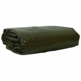 vidaXL P&acirc;nză 650g / m&sup2; Verde măsliniu 1,5 x 10 m P&acirc;nză cu acoperire PVC 42017764