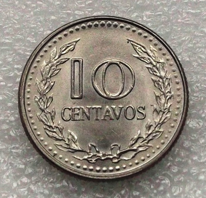 G5. Columbia 10 centavos 1978 UNC **