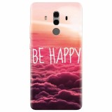 Husa silicon pentru Huawei Mate 10, Be Happy Puffy Clouds