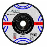 Disc pentru taiere metal Raider 125x3,2x22,2 mm, pentru otel si profile