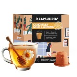 Cumpara ieftin Ceai de musetel cu miere si portocale, 10 capsule compatibile Nespresso, La Capsuleria