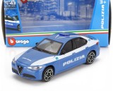 Macheta metalica BURAGO ALFA ROMEO 1:43 GIULIA politie