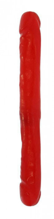 Double Dong - Dildo dublu, roșu, 30 cm