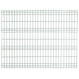 Panou gard zincat bordurat, verde, 1700 x 2000 mm