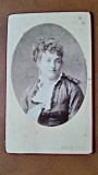 Fotografie tip CDC, soprana Adelina Patti, inceput de secol XX