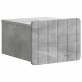vidaXL Dulap de noapte suspendat cu sertar Gri Beton 33 x 34,5 x 24 cm 898261