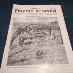 REVISTA GAZETA ILUSTRATA 28 NOIEMBRIE 1915 BARIERA MORTII