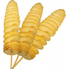 Aparat de taiat cartofi sau mere in forma de spirala foto