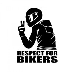 Sticker Respect For Bikers