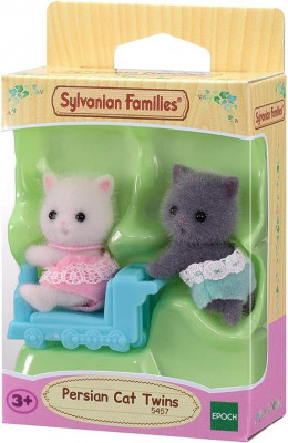 Figurine Sylvanian Families-Gemenii Pisicute Persane foto