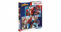 Puzzle Spiderman 2x60 piese Clementoni foto