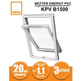 Fereastra mansarda DAKEA BETTER ENERGY PVC KPV B1500